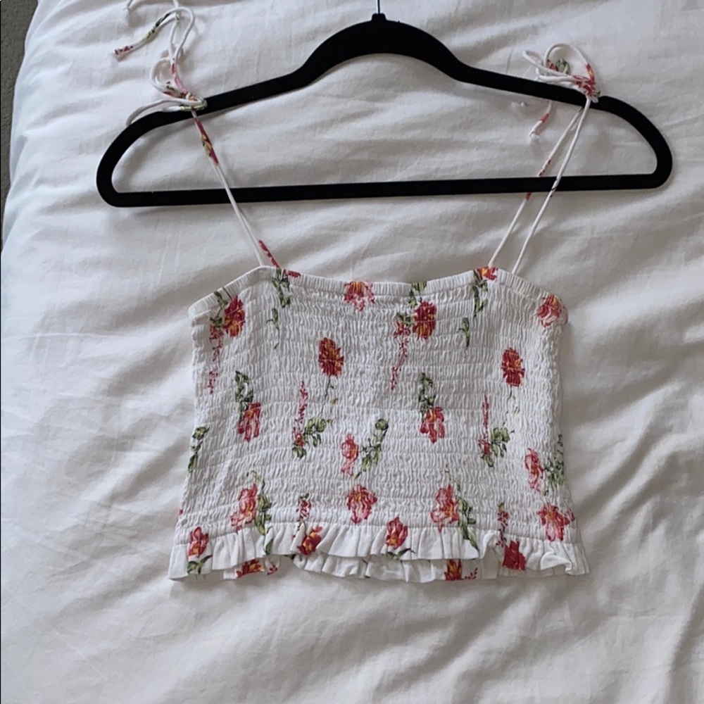Floral crop top